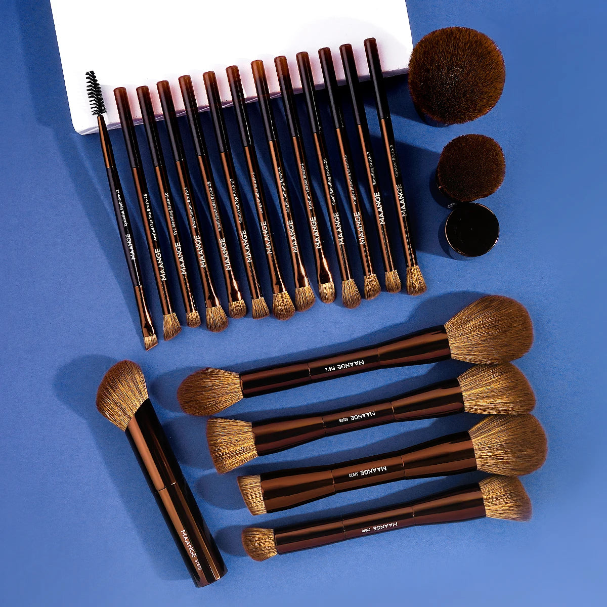 The GlamPro 20-Piece Professional Makeup Brush Set | Full Face Kit - YNOM cornerstore