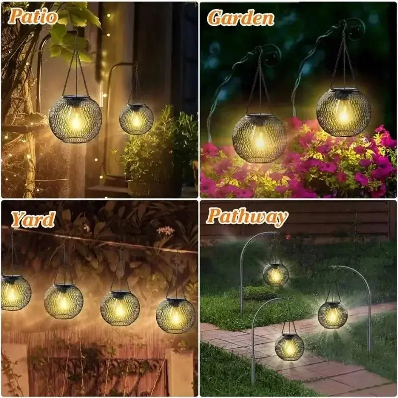 Radiance Glow Solar Garden Lantern | Waterproof Decorative Light - YNOM