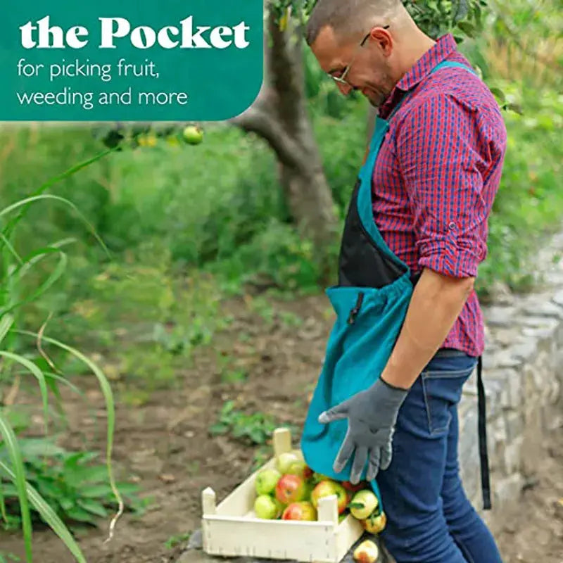 GardenEase – Cross Back Canvas Apron with Deep Kangaroo Pockets for Effortless Gardening Cainisi Apron Factory Store