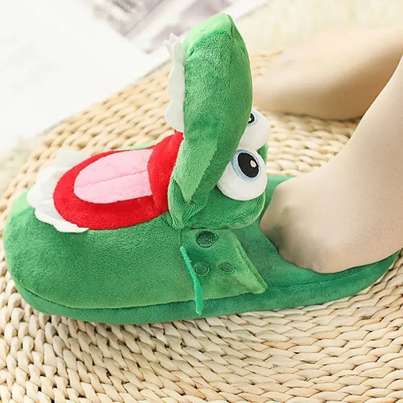 CrocCozy Funny Crocodile Slippers | Plush, Non-Slip Comfort for All Ages HomeMuseum Store