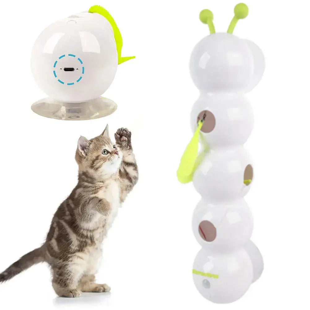 The Wiggly Caterpillar | Automatic Motion Cat Toy for Endless Fun Shop1104318073 Store