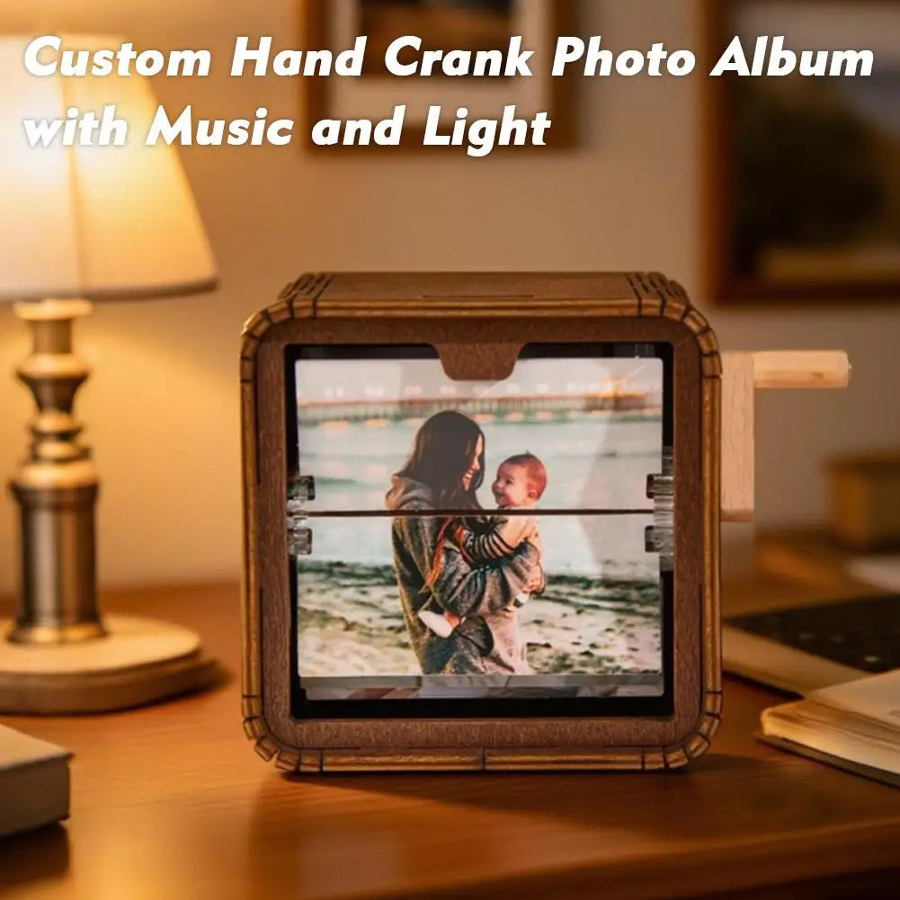 MemoFlip Personalized Wooden Memory Box | Heirloom Keepsake Box HoHempy Store