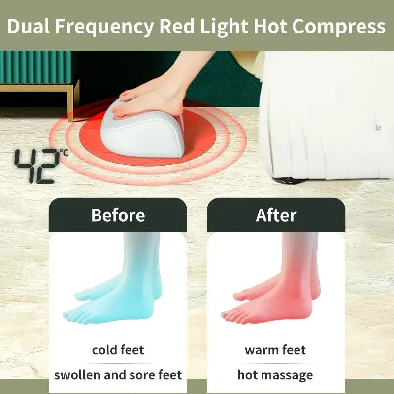 The CloudRest Heated Massage Footrest | Under Desk Ergonomic Support - YNOM cornerstore