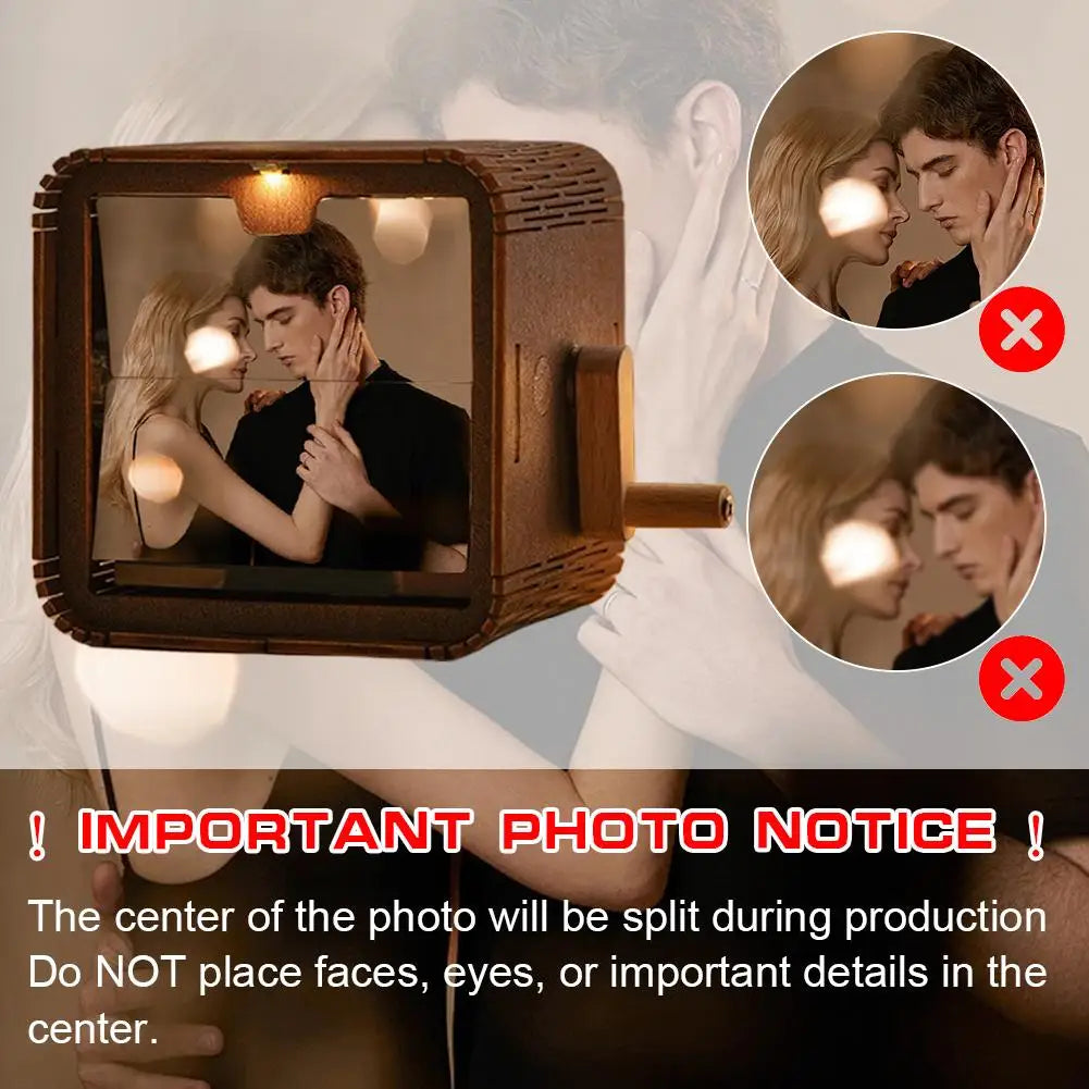 MemoFlip Personalized Wooden Memory Box | Heirloom Keepsake Box HoHempy Store