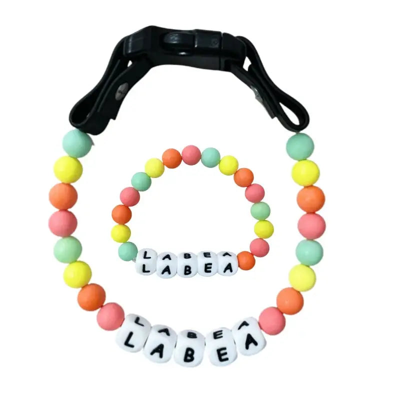 PawBond Custom Engraved Collar & Matching Bracelet Set - YNOM