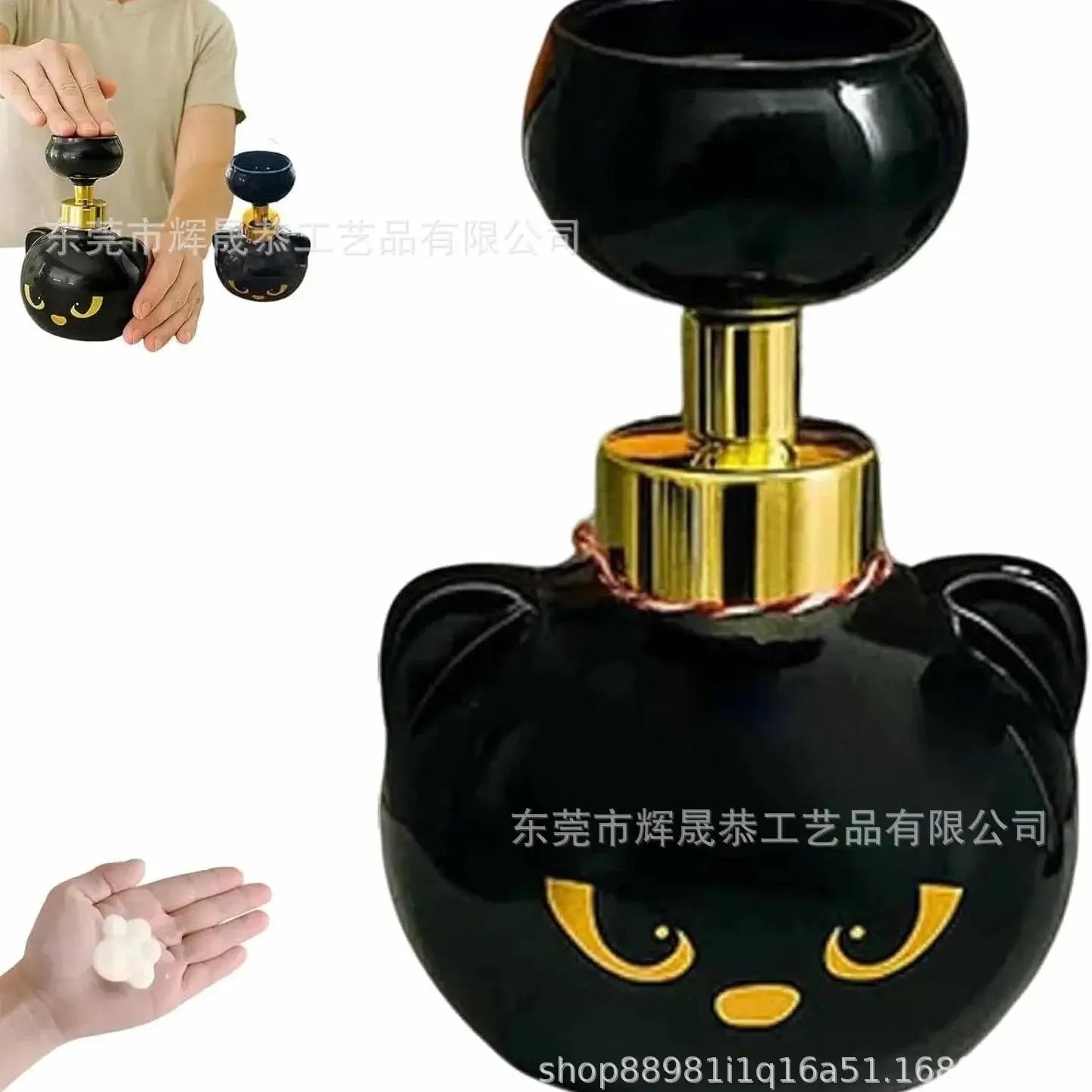 PawFoam Dispenser – Adorable Cat Paw Foam Soap Pump for Kids & Families Shop1104888110 Store