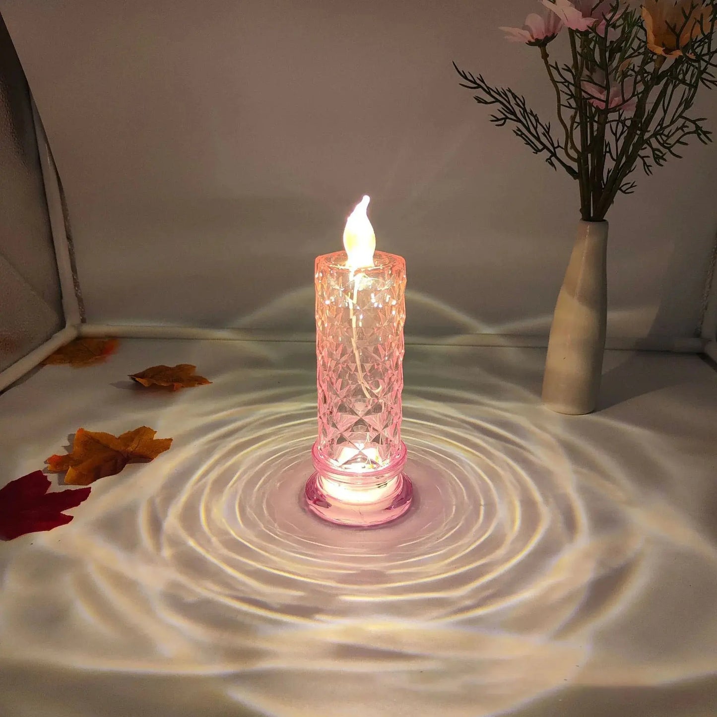 Crystal Rose LED Candles | Flameless, Sparkling Romantic Light Beautify Your Home Store