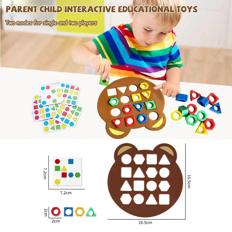 Shape & Learn | Educational Montessori Toy for Toddlers Good Kids Choice Toys Store