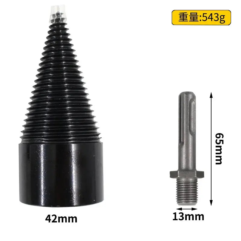 WoodCrack Pro Drill Set – Fast & Effortless Firewood Splitter | Heavy-Duty Log Cracking Drill Bit for Wood Cutting High quality tool factory Store