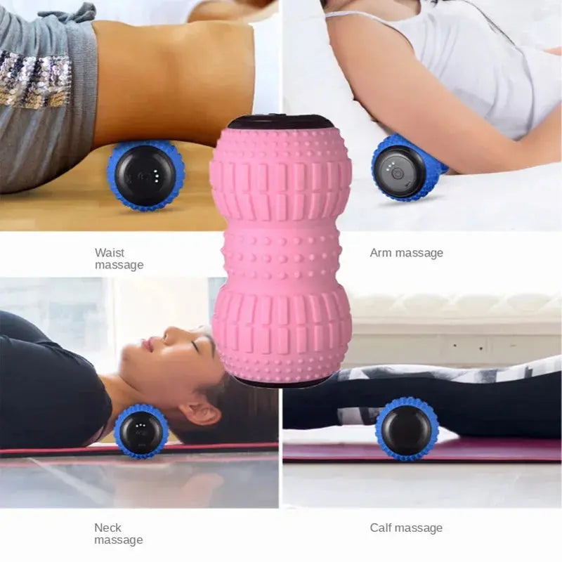 PulseRoller™ Vibrating Massage Roller | For Deep Tissue & Knot Relief CHALKART Store