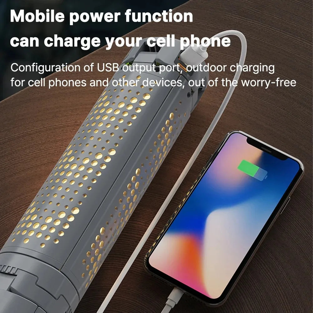 GlowFold Retractable LED Camping Lantern | Rechargeable & Collapsible XINGZHIRAOE Official Store