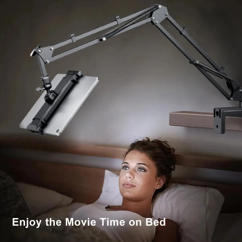 Hands-Free Bed Phone Mount – Adjustable Arm for Comfortable, Effortless Viewing Anywhere Hacrin 3C Store