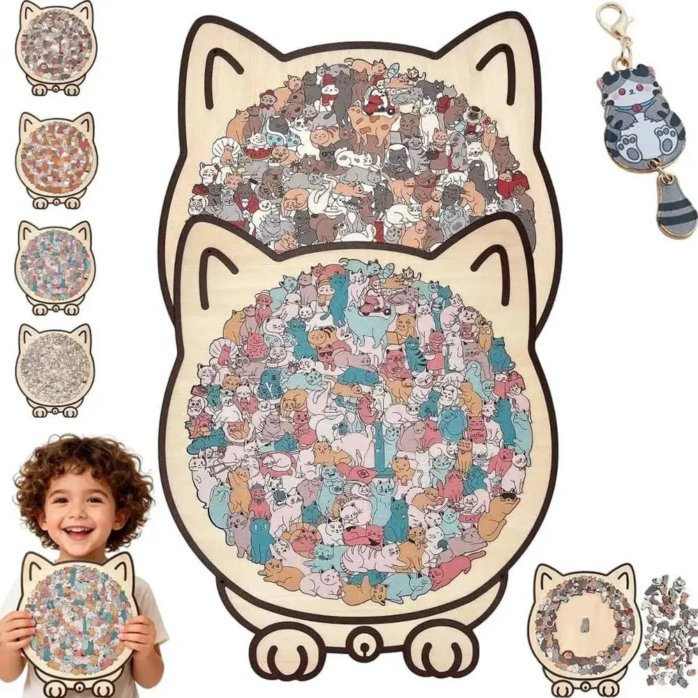 PurrfectMind Calm Cat Jigsaw Puzzle | A Mindful Escape for Adults (135 Pieces) Yoomi Store