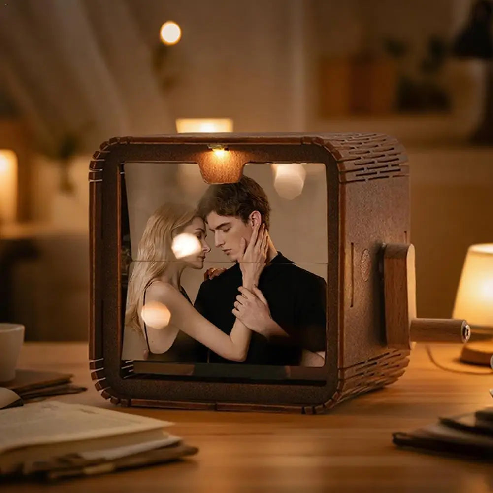 MemoFlip Personalized Wooden Memory Box | Heirloom Keepsake Box HoHempy Store