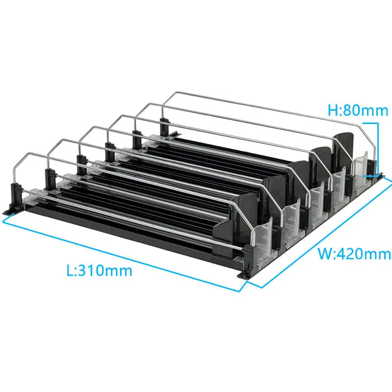 The FridgeFlow Automatic Can Dispenser | For Fridge & Pantry Organization Sun-light Store