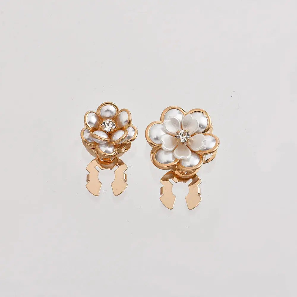 BloomLuxe Pearl Camellia Button | An Elegant Wardrobe Upgrade i-Remiel Boutique Store