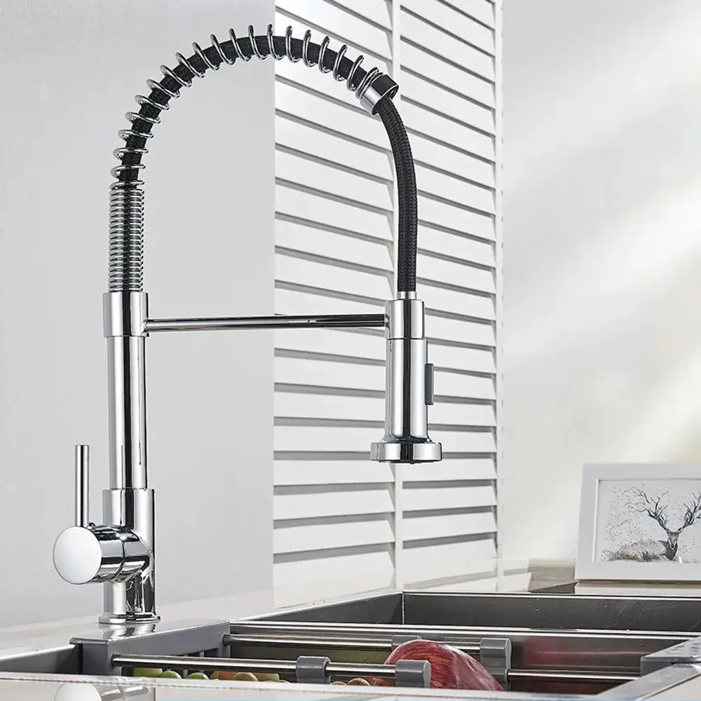 Aura Pull-Down Kitchen Faucet | Matte Black with Dual-Spray & 360° Swivel YYYMEST Factory Store