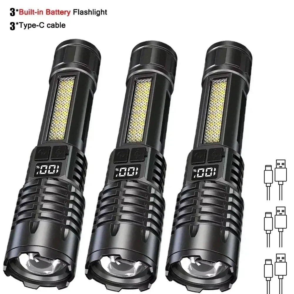 The TitanBeam Ultra-Bright Tactical LED Flashlight | Rechargeable & Waterproof - YNOM cornerstore