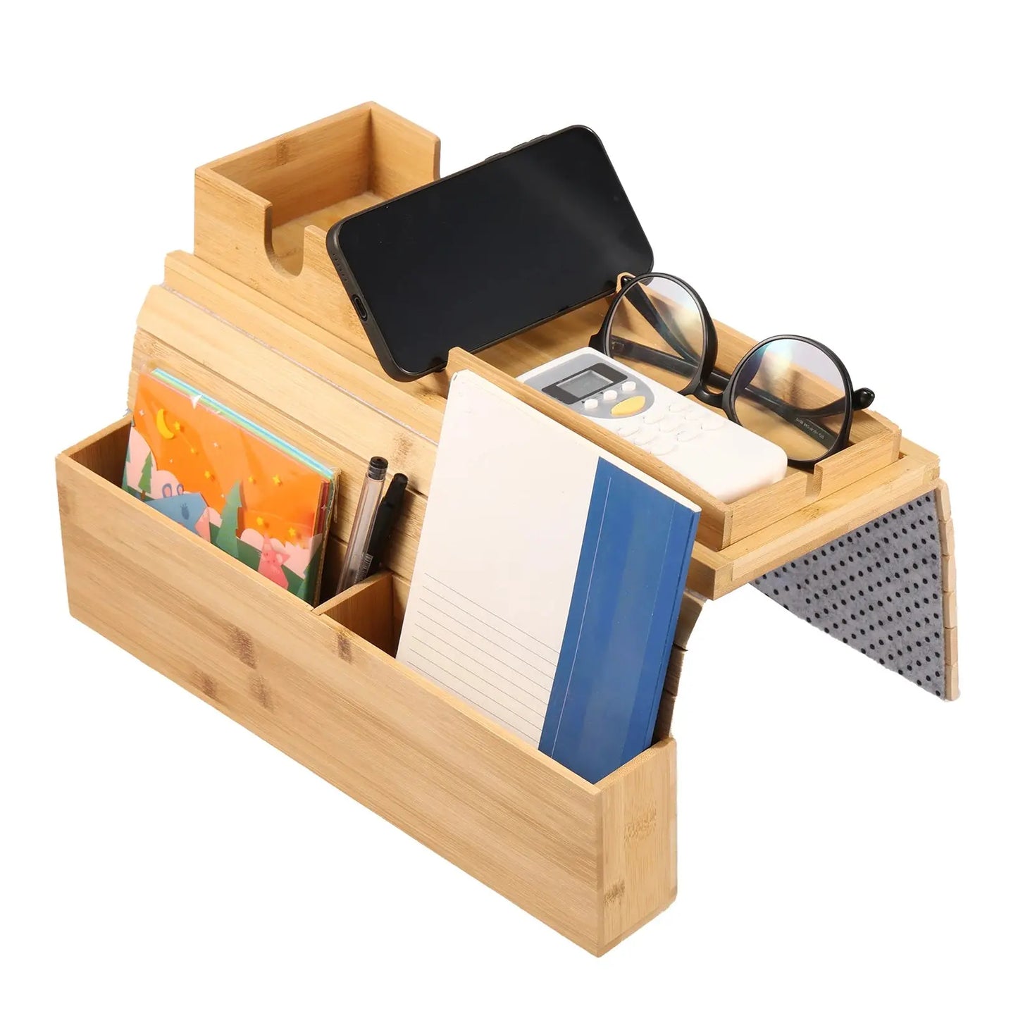 SipEase Wooden Couch Cup Holder – Spill-Free Drink Organizer for Sofas | Rustic Sandalwood Comfort Accessory One Best Choice Store