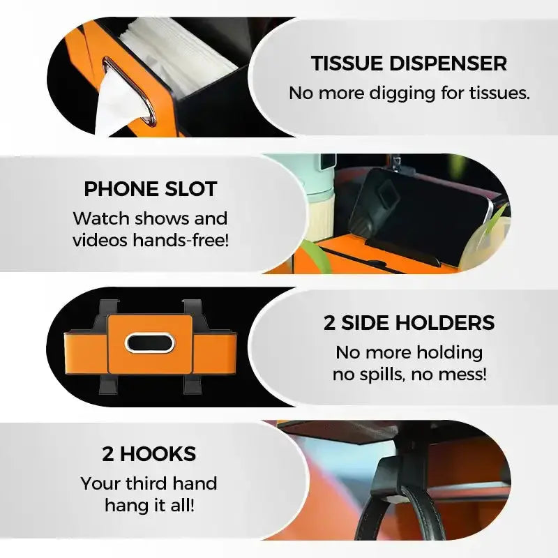 SeatSmart Car Back Seat Organizer | Multi-Pocket Storage for Kids, Travel & Commuting Shop1104805210 Store