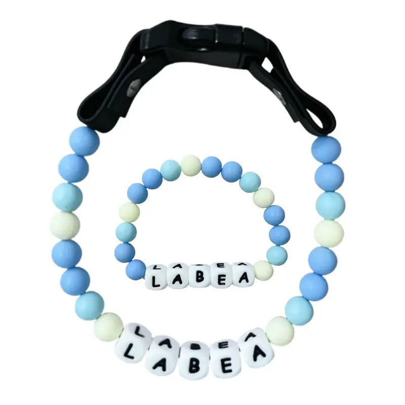 PawBond Custom Engraved Collar & Matching Bracelet Set - YNOM