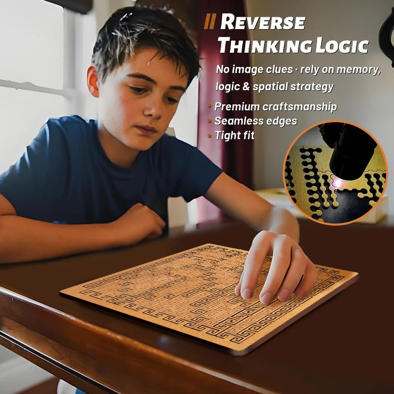 BrainBloom - The Wooden Fractal Puzzle That Calms Your Mind & Sharpens Your Focus - YNOM cornerstore