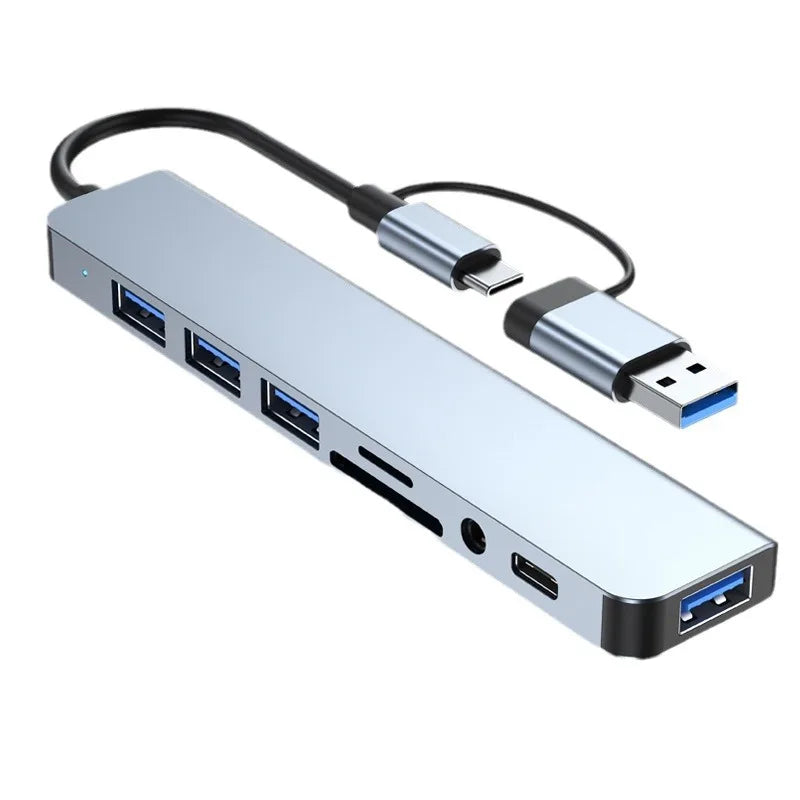 ConnectMax 8-in-1 USB-C Hub | 5Gbps Docking Station for Laptops & MacBook Stone's Store