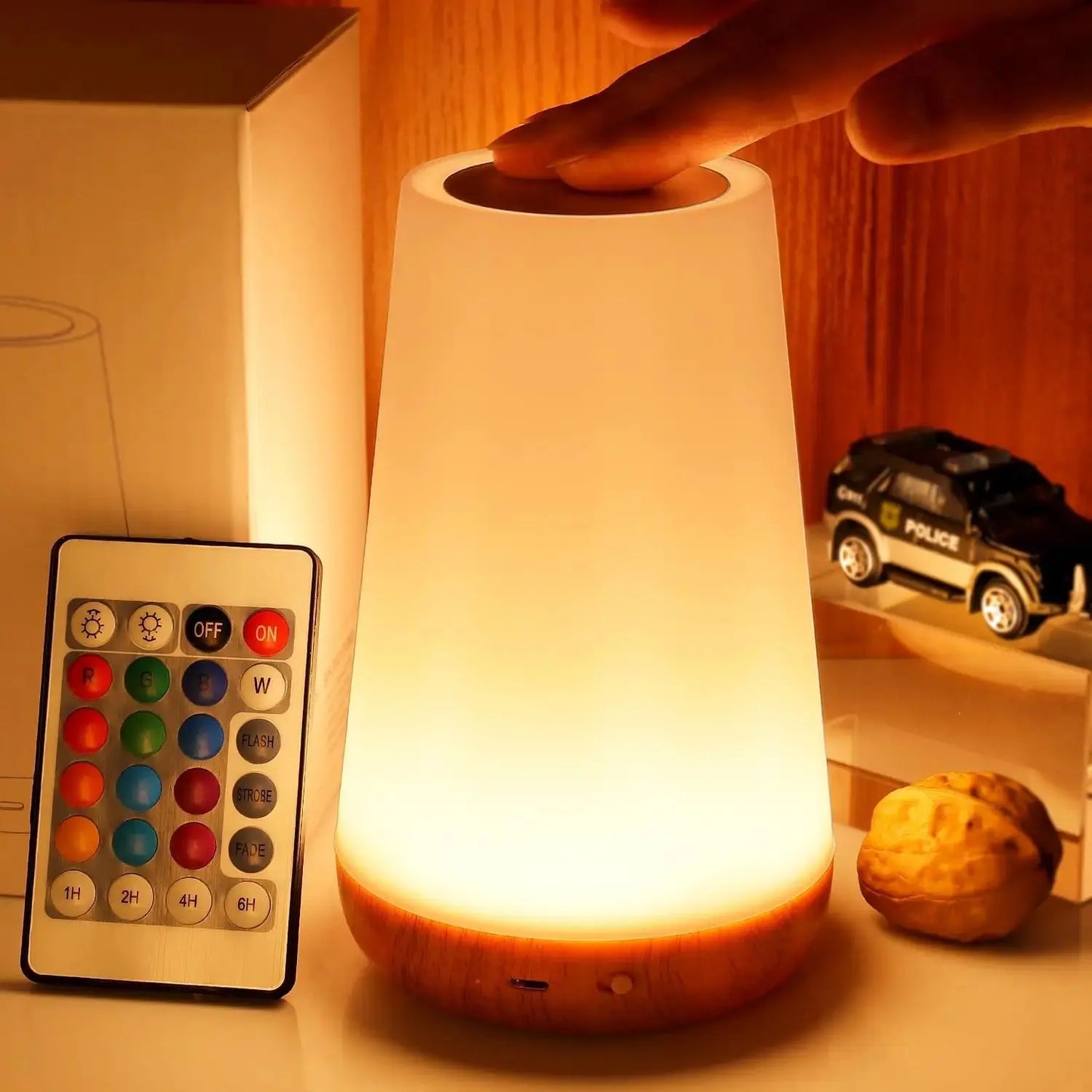 AuraGlow Touch & Remote Control LED Lamp | 13 Dimmable RGB Colors Shop1103839686 Store