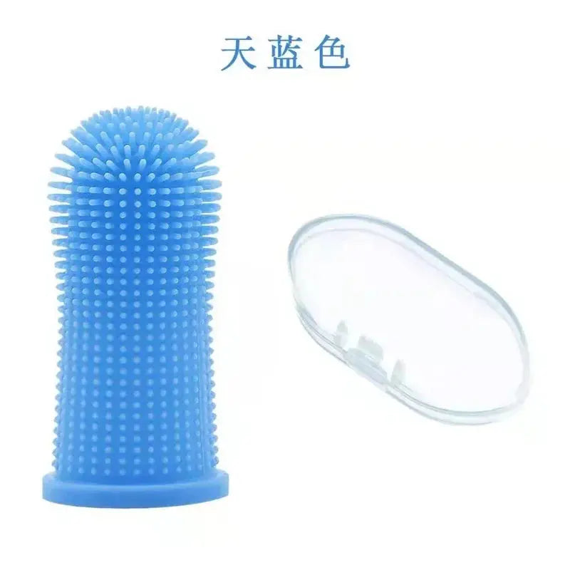 GentlePaws 360° Silicone Finger Toothbrush for Dogs & Cats XIN Hang Xian Store