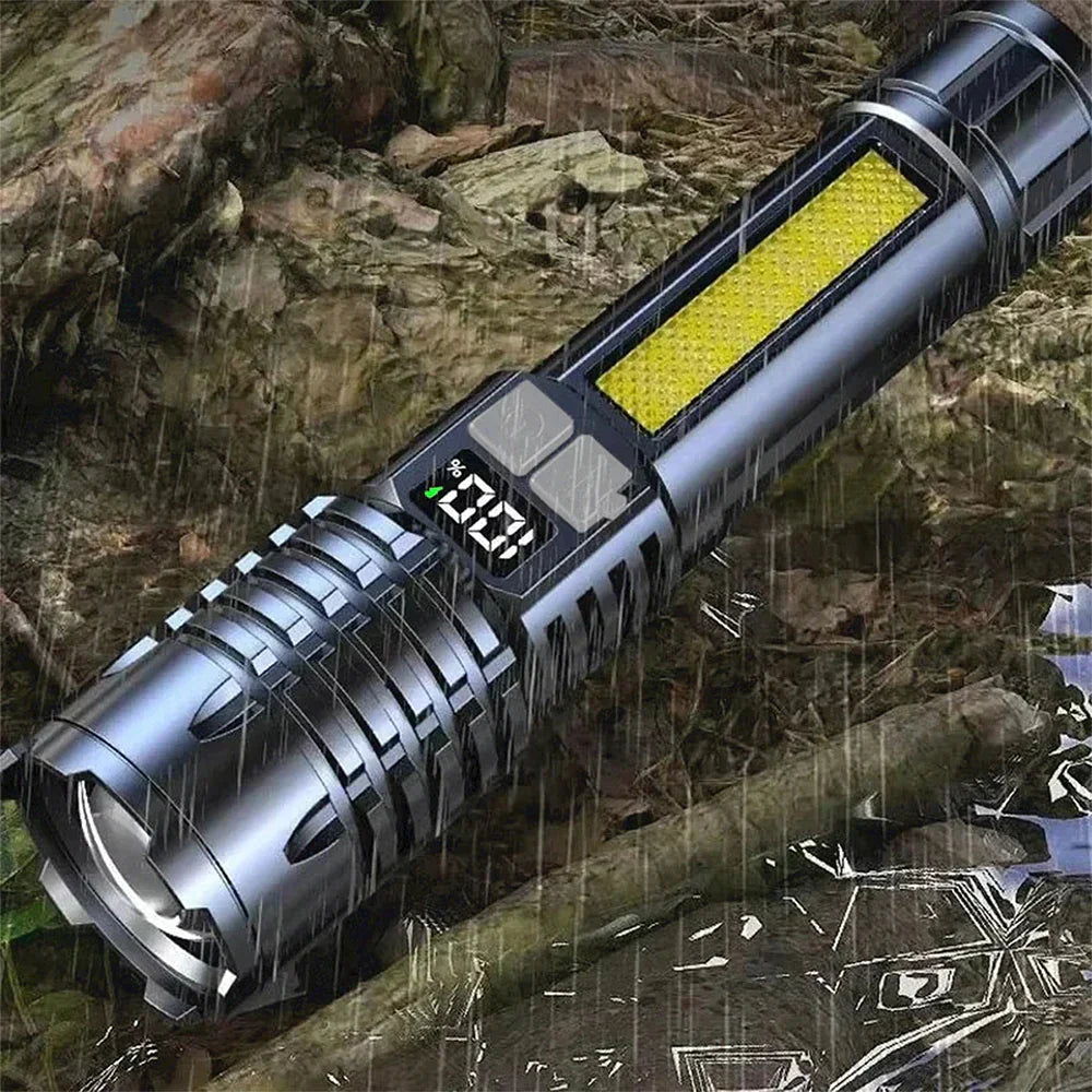 The TitanBeam Ultra-Bright Tactical LED Flashlight | Rechargeable & Waterproof - YNOM cornerstore