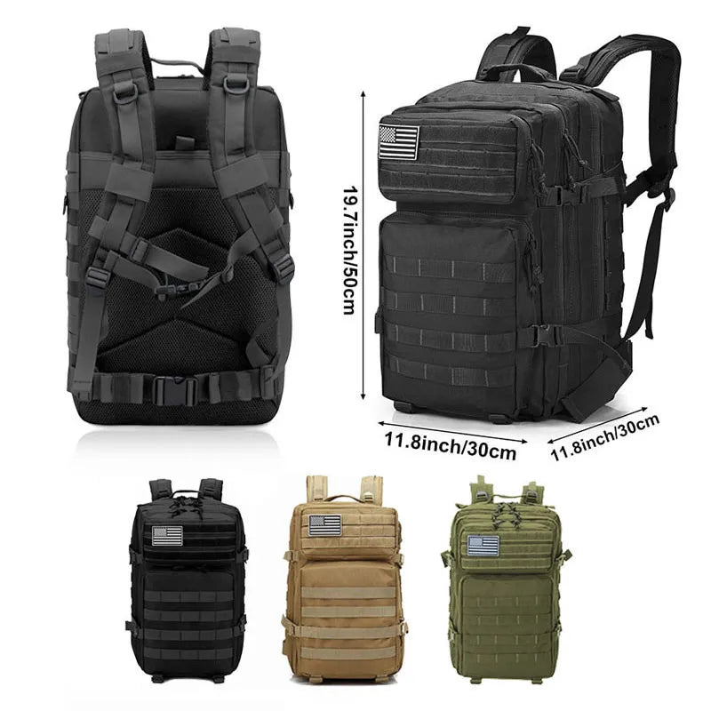 Stryker 50L Modular Tactical Backpack | Waterproof MOLLE Rucksack Stone's Store