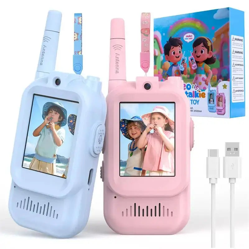 ChatCam Video Walkie Talkies for Kids | Screen-Time Alternative for Adventure 3C Electronic Global Sliver Store