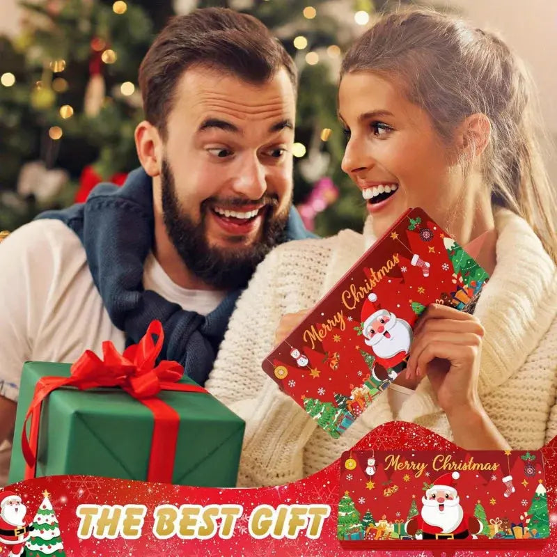 HolidayTreasures – Luxury Cash Gift Envelopes | Elegant Foil Christmas Money Cards (Set of 12) Shop1103588632 Store