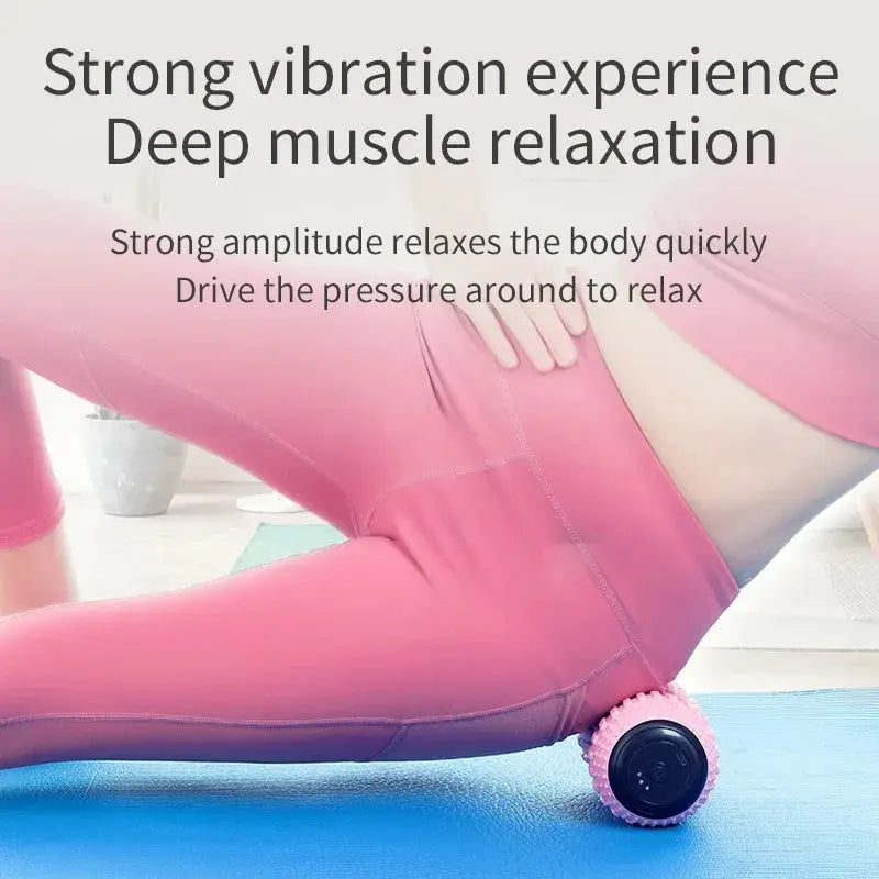 PulseRoller™ Vibrating Massage Roller | For Deep Tissue & Knot Relief CHALKART Store