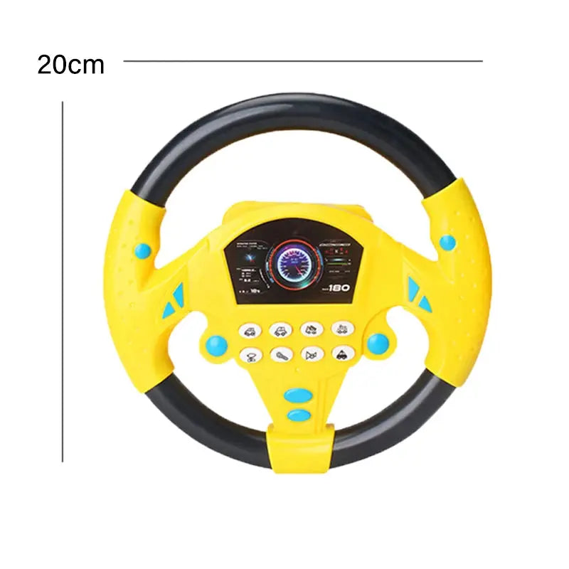 DriveLearn Interactive Steering Wheel Toy | Educational & Musical Driving Fun 3 Yuan Store