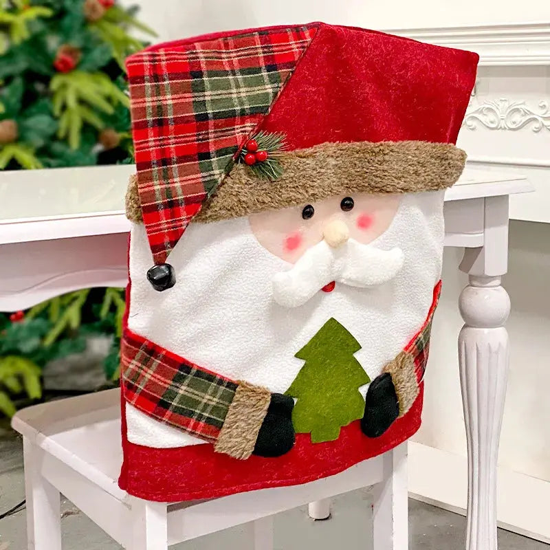 FestivaSeat Christmas Chair Covers | Instant Holiday Dining Decor Modern Family Store