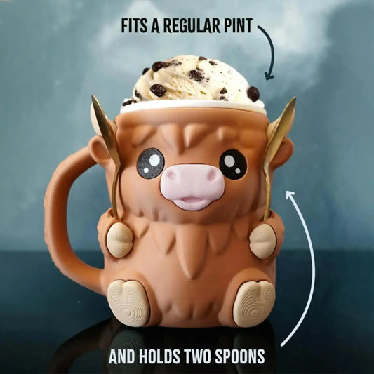 MooScoop Insulated Ice Cream Pint Holder | Keeps Hands Warm & Pints Cold Shop1105007860 Store