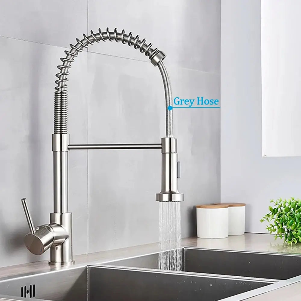 Aura Pull-Down Kitchen Faucet | Matte Black with Dual-Spray & 360° Swivel YYYMEST Factory Store