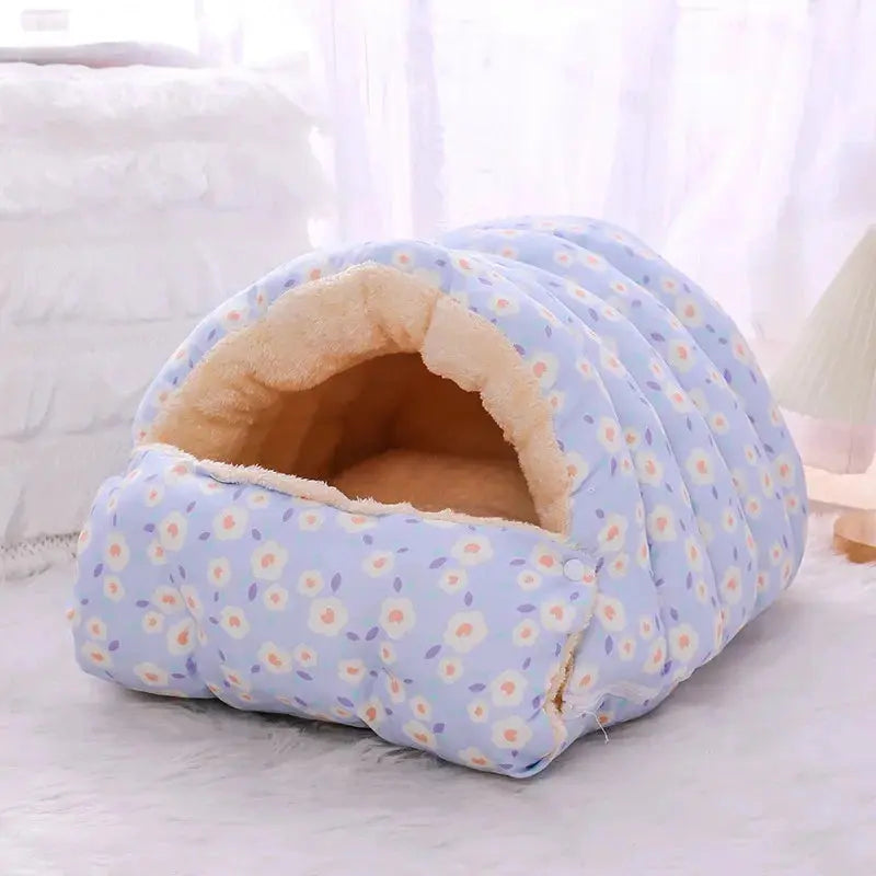 PurrNest 360 | Washable & Enclosed Cat Bed for Year-Round Comfort QiuQiu Petty Store