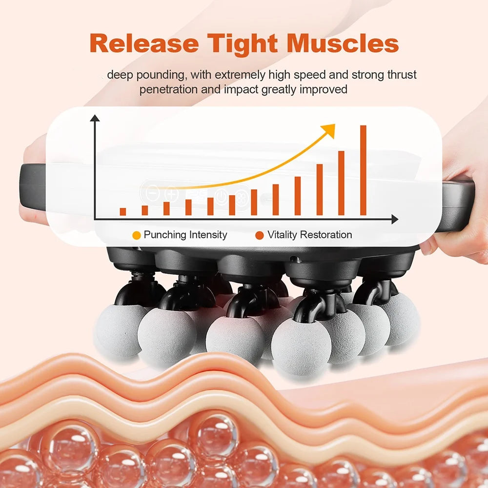 DeepStrike Pro Percussion Massage Gun | 16-Head Deep Tissue Therapy Foreverlily Korea Store