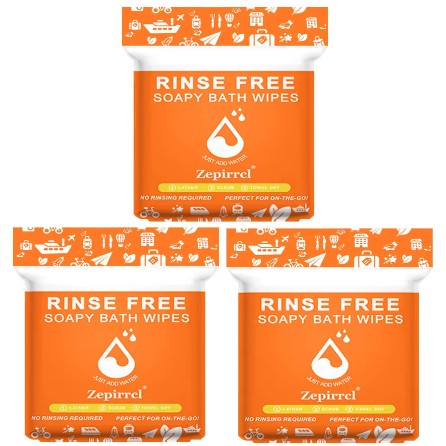 FreshEase Rinse-Free Bath Wipes | XL Body Cleansing for Travel & Care - YNOM cornerstore