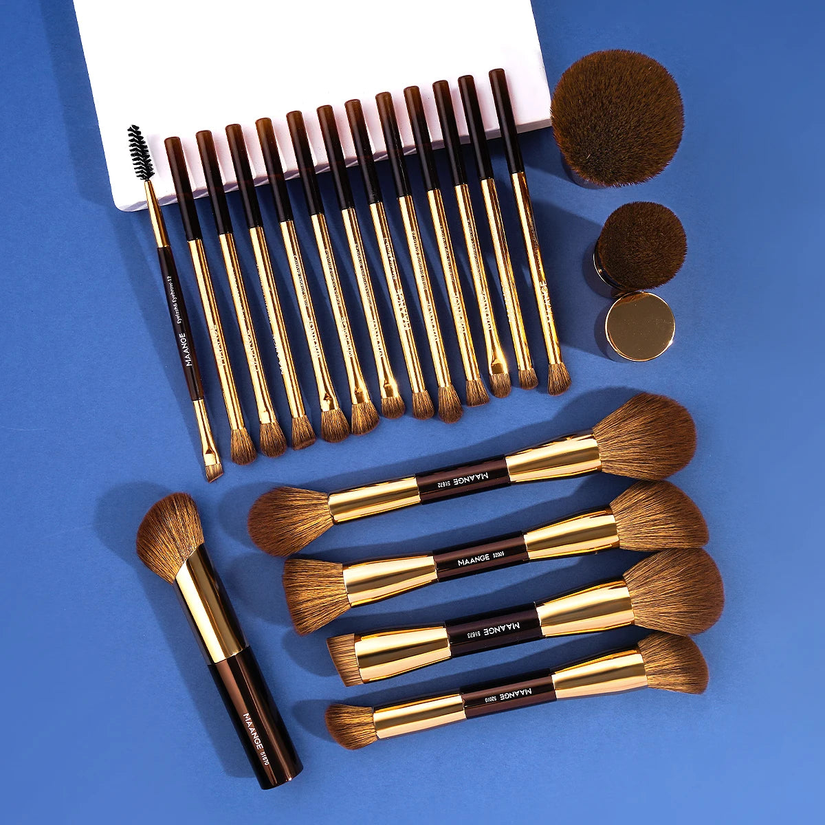 The GlamPro 20-Piece Professional Makeup Brush Set | Full Face Kit - YNOM cornerstore
