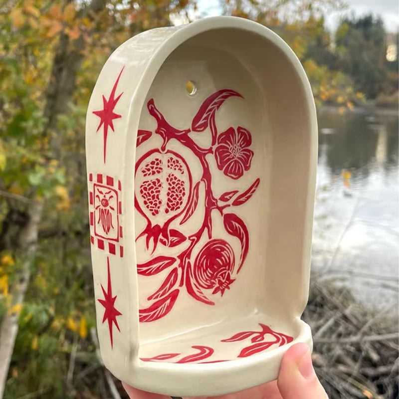 The GothicGrace Mini Altar Shelf | For Crystals & Tarot Display - YNOM cornerstore