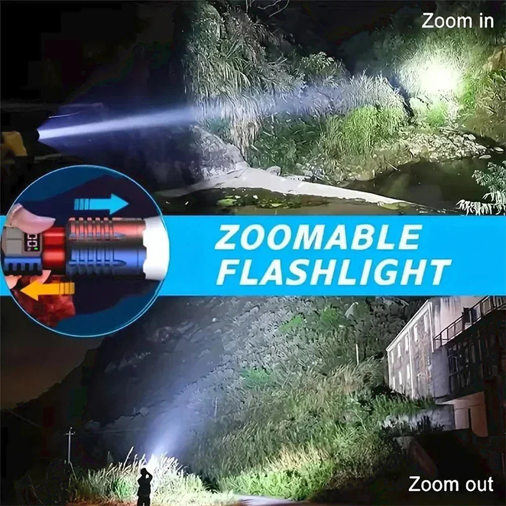 The TitanBeam Ultra-Bright Tactical LED Flashlight | Rechargeable & Waterproof - YNOM cornerstore
