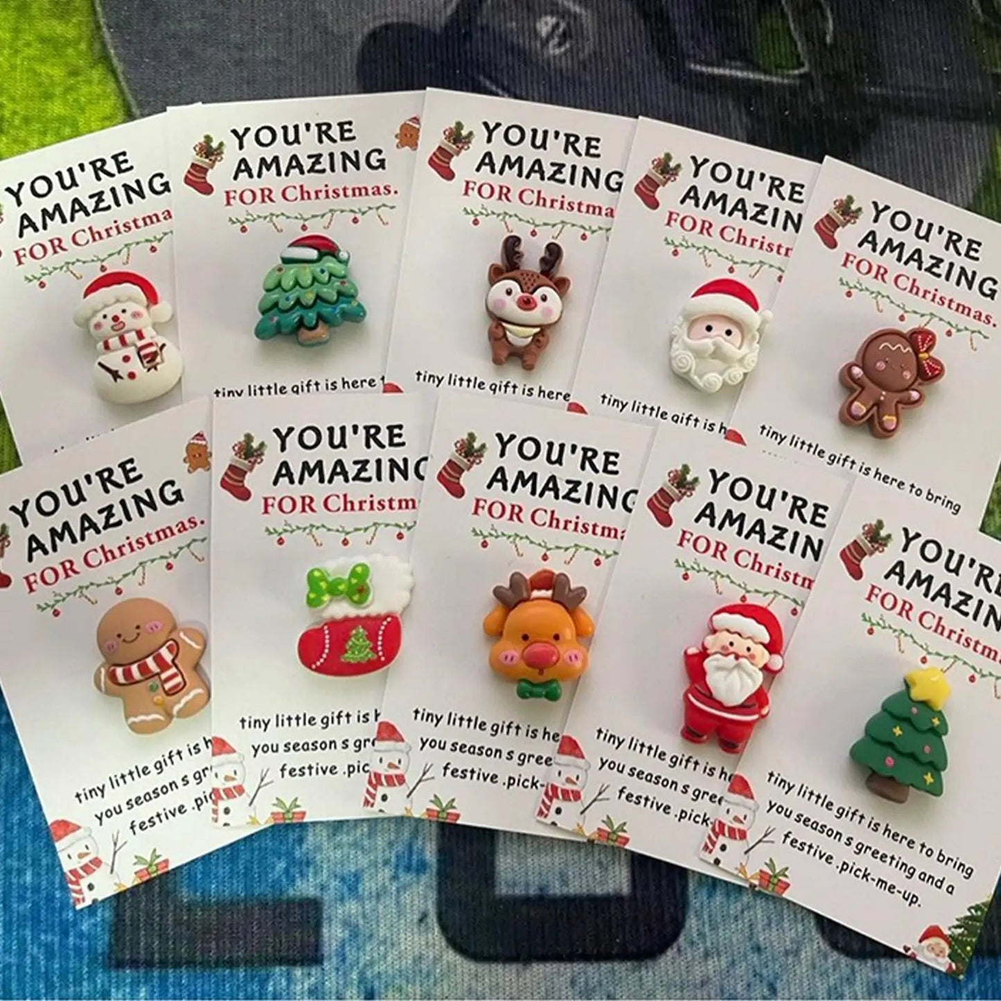 Pocket Hug Christmas Gift Set (10-Pack) | The WarmWish Token for Loved Ones Garden Party Dropshipping Store