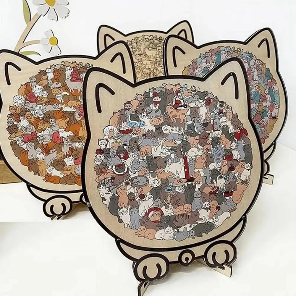 PurrfectMind Calm Cat Jigsaw Puzzle | A Mindful Escape for Adults (135 Pieces) Yoomi Store