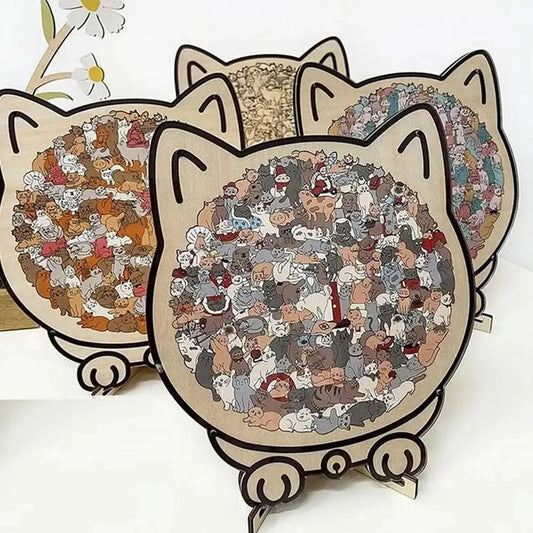 PurrfectMind Calm Cat Jigsaw Puzzle | A Mindful Escape for Adults (135 Pieces) Yoomi Store