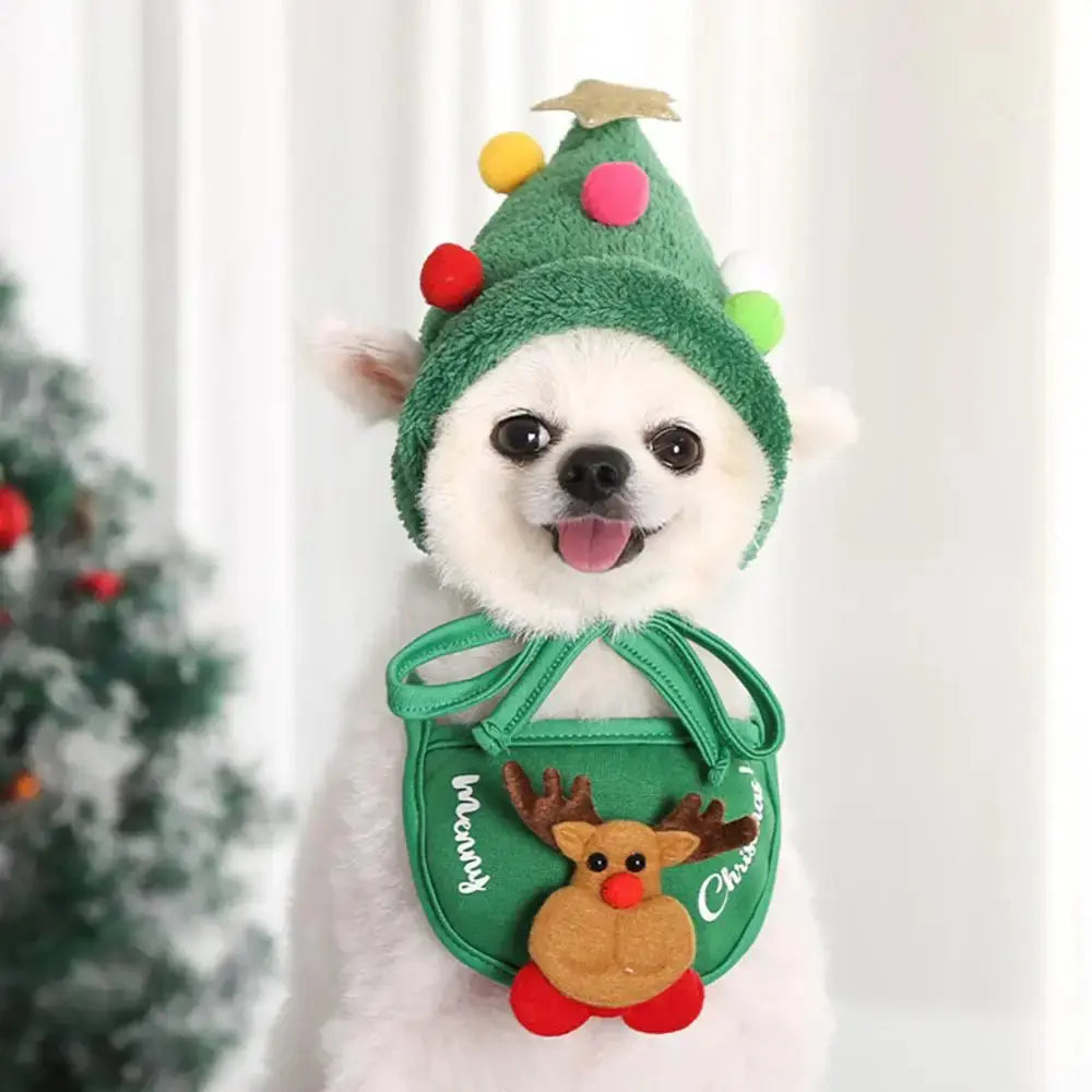 PawTree Christmas Pet Hat – Cozy, Festive, and Photo-Ready Holiday Accessory for Cats & Dogs Romantic Life-99 Store