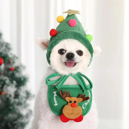 PawTree Christmas Pet Hat – Cozy, Festive, and Photo-Ready Holiday Accessory for Cats & Dogs Romantic Life-99 Store