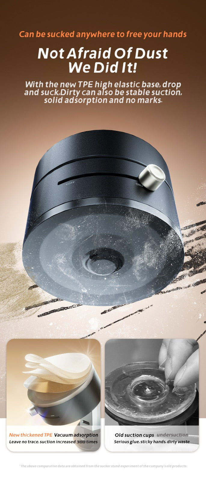 OmniMount Foldable Vacuum-Grip Phone Holder | For Car, Desk & Travel CJDropshipping